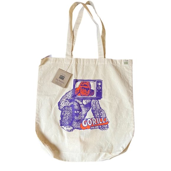 NWT LUSH Rare Gorilla Perfume Volume IV Tour Recycled Cotton Tote Bag - Picture 1 of 5